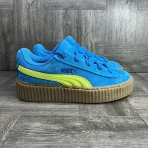 Puma Creeper Phatty Rihanna Fenty Speed Blue Youth 4.5/Women's 6 Suede Shoes
